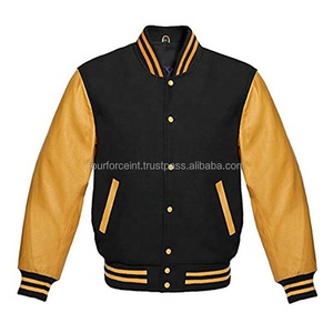 Men's Custom Logo Eco-Friendly Reversible <b>Vintage</b> <b>Bomber</b> <b>Jacket</b> Lightweight Water Resistant Breathable Winter Stand Collar - Product Image 3