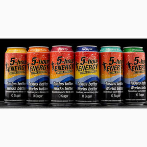 5 horas ENERGY Shot Extra Strength Blue Raspberry 1,93 onzas (paquete de 24) - Product Image 2