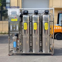 Système de traitement d'eau par osmose inverse 4040, ligne de préfiltration complète en acier inoxydable 2000 LPH, machine de traitement d'eau