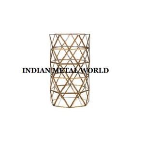 Handmade <b>Rose</b> <b>Gold</b> Color Metal Candle Votive Holder Exclusive Quality Customized Shape Medium Size Candle Holder - Product Image 2