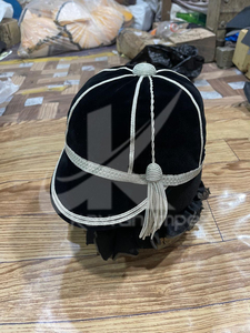 Best Rugby Traditional Honours Caps, Baggy Cricket Cap with Silver <b>Braid</b> and Tassel - Product Image 2