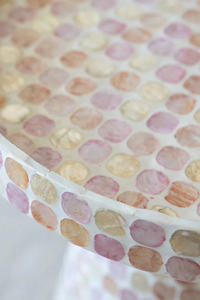 Nueva colección, mesa central con incrustaciones de nácar, mesa de centro redonda de Capiz con acento único para sala de estar, precio al por mayor - Product Image 4