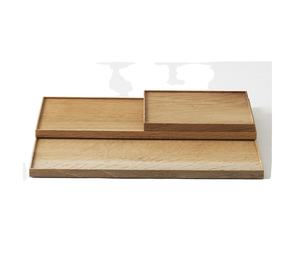 2024 gros personnalisé en bois naturel pin hêtre acacia nourriture thé plateaux de service avec poignées plateau acrylique plateau alimentaire de l'inde - Product Image 1