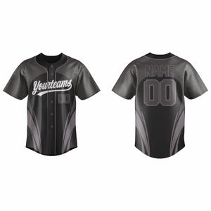 Camiseta de Béisbol Bordada en Color Sólido Personalizada, Talla Grande, Venta al Por Mayor, Económica, Personalizable, de Alta Calidad, 100% Poliéster - Product Image 6