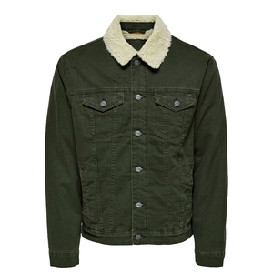 Veste de style streetwear pour homme en coton mélangé à coupe ample délavé vintage à vendre à un prix raisonnable - Product Image 3