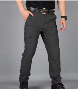 Pantalon cargo tactique pour homme, pantalon de randonnée en plein air, vêtements de travail utilitaires, multi-poches, coupe ample - Product Image 5