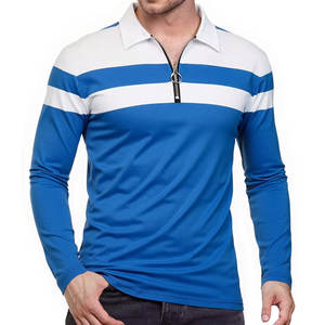 เสื้อโปโลผู้ชายแบบถักเรียบ แขนยาว ปี 2026 ออกแบบแบรนด์ของคุณเอง เนื้อผ้านุ่ม สวมใส่สบาย - Product Image 3