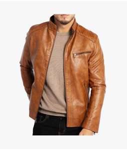 Les meilleures vestes en cuir décontractées de haute qualité pour hommes avec logo personnalisé et veste en cuir uni de toutes les couleurs Pure Plus pour hommes - Product Image 5