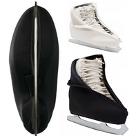Couvre-chaussures ajustables en néoprène pour patins à glace, patins à roulettes et patins de sport, avec logo personnalisé, pour l'extérieur et l'entraînement.