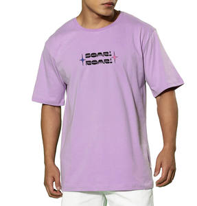 250 GSM camiseta de peso pesado diseño personalizado en blanco 100% algodón cuello redondo Camiseta hombres camisetas - Product Image 5