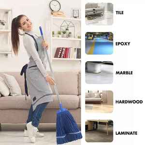 Fregona de limpieza de alta calidad de nuevo estilo 2025, fregona de limpieza de precio barato, fregona de limpieza de peso ligero, Clip de plástico - Product Image 4