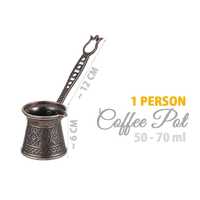 Cafetière turque Moka, machine à expresso pour cuisinière à Induction, cafetière de Camping, chauffe-café grec arabe, poignée en laiton Cezve