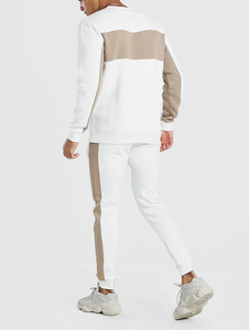 Trajes de jogging de invierno con logotipo personalizado para hombre al por mayor Sudadera con capucha estampada de talla grande chándal transpirable liso de color sólido - Product Image 3