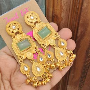 Hermosos Pendientes Cachemiríes de Primera Calidad, Pendientes Tradicionales Indios, Perfectos para Bodas, Fiestas y Vestimenta Étnica - Product Image 2