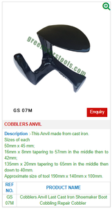Cordonniers enclume GS 07M établi en fer et pinces 220V outils de bijoux pour bijoux - Product Image 2