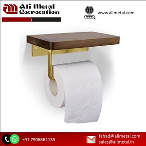 Porte-serviettes en bois au design de luxe Porte-papier de soie en bois de qualité supérieure pour table à manger - Product Image 2