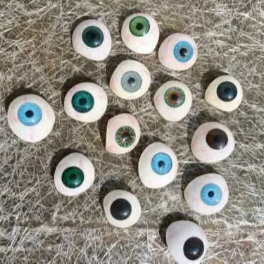 SS Manufacture Vintage Human Prosthetic Eye -~ Antique Unique Plastic Artificial Mix Eye Set Of 15 Pcs....