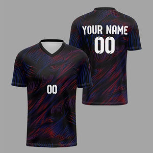 High Quality Customized Unique Breathable Logo Soccer Jersey Uniform Sport Training Classic <b>Football</b> Jerseys for Adult and Kids - Product Image 6