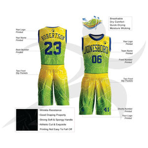 Impression entièrement sublimée de dessin animé graphique Hip Hop Basketball Laker Summer Basketball Shorts Basketball Jersey - Product Image 4