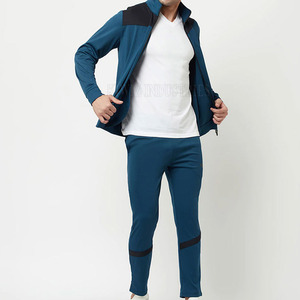 Logo personnalisé fermeture éclair survêtements marque privée ensembles survêtements coton Premium survêtements à vendre 2024 - Product Image 4