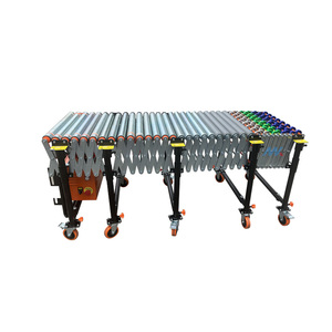 Satılık hareketli zincir tahrikli Powered Skate tekerlek masa gıda sistemi maliyeti genişletilebilir palet yerçekimiyle taşımalı makaralı konveyör kaldırma tablosu - Product Image 1