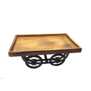 Bandeja de madera para servir chocolate, diseño cuadrado hecho a mano, precio al por mayor, 2022 - Product Image 3