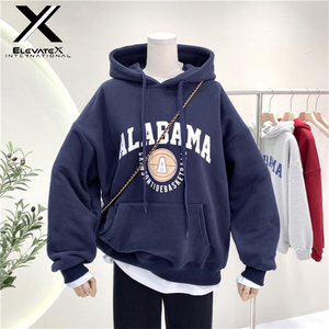 Sweat à capuche thermique surdimensionné en molleton 100 % coton, écologique, personnalisable multicolore pour logo brodé, pour homme, vente en gros - Product Image 1