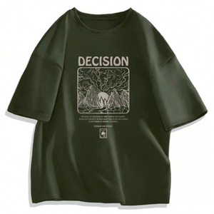 Vêtements T-shirts 100% coton pour hommes ou unisexe Patch de broderie personnalisé respirant et évacuant l'humidité prêt à porter - Product Image 1