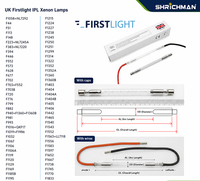 Lampe flash au xénon F1215 7*70*127 UK Firstlight IPL, ampoule à lumière pulsée intense, laser Nd:YAG pour réparation de poignée IPL, OPT, DPL, E-Light