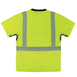 Meilleur prix chemise de sécurité routière réfléchissante haute visibilité chemise de sécurité haute visibilité respirante pour hommes en vente en ligne - Product Image 2