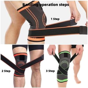 <b>Knee</b> <b>Support</b> Brace for Meniscus Protection Adjustable Compression <b>Straps</b> for Cycling and Workout - Product Image 6