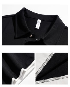 Directo de fábrica, camisetas polo al por mayor para hombres, camisetas polo bordadas personalizadas, uniformes de trabajo informales de manga corta - Product Image 5