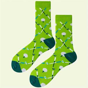 Chaussettes de golf vertes de l'équipe VN Factory, motif jacquard de dessin animé, antidérapantes, séchage rapide, respirantes, sportives, de haute qualité, pour hommes et femmes - Product Image 2
