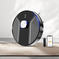 Robot Vacuum Cleaner Navigasi Laser dengan Kontrol Aplikasi Pintar 3500Pa, Robot Penyapu & Pel, Pemetaan LiDAR, Vacuum Robotik