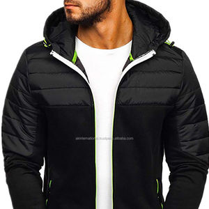 Veste en duvet compressible de haute qualité pour hommes et grands hommes personnalisable noir pour l'hiver - Product Image 2
