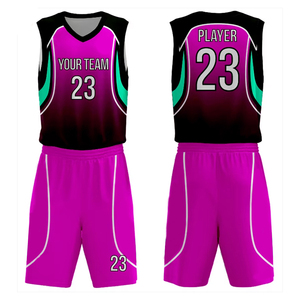 Por encargo último baloncesto Jersey uniforme Bsci poliéster ropa deportiva con impresión por sublimación más opción de tamaño - Product Image 4
