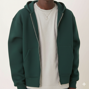 Vêtements d'hiver Sweat à capuche surdimensionné de qualité supérieure pour femmes Tissu polaire respirant Impression personnalisée et logo disponible Zip Up - Product Image 5