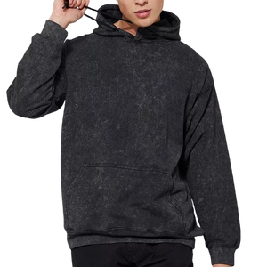 2024 nouveau Design en gros lavage à l'acide à capuche 100% coton Original séchage rapide respirant lavage à l'acide à capuche vêtements décontractés lavage à l'acide à capuche - Product Image 1