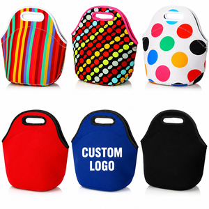 Neoprene Lunch Tote <b>Bag</b> Custom LOGO Waterproof Insulated Food Carrier Zipper Closure 20L/25L Capacity Portable for Office <b>Picnic</b> - Product Image 1