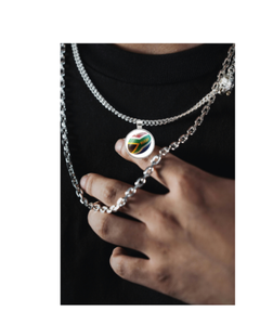 Cadena de Aleación Deportiva Clásica del Equipo de Rugby Sudafricano con Diseño de la Bandera Nacional - Joyería de Moda para Regalos Novedosos - Product Image 4