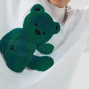 T-shirts brodés de haute qualité pour hommes fabriqués au Pakistan Tissu tricoté léger et respirant Motif imprimé - Product Image 5