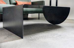 Vintage Modern Black Steel Coffee <b>Table</b> for Kitchenware Office Home Restaurant Living Room Garden Decoration Made in India 2023 - Product Image 3