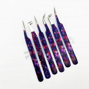 RMI Best-seller pince à épiler professionnelle en acier inoxydable pour cils en papier art pince à épiler pour extension de faux cils et logo personnalisé - Product Image 2