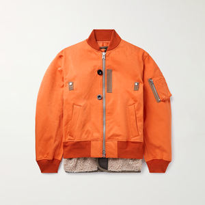 Blouson aviateur à capuche en tissu léger pour hommes de taille XL personnalisé en gros col montant fermeture éclair fabriqué en usine en vrac OEM d'hiver - Product Image 1