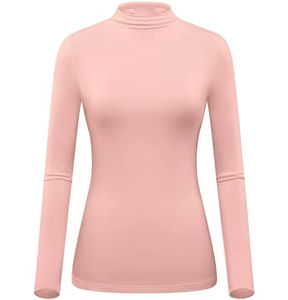 เสื้อสครับแขนยาวคุณภาพสูงสำหรับใส่ใต้ชุดยูนิฟอร์มทางการแพทย์ พร้อมโลโก้ที่ปรับแต่งได้ และเสื้อสครับผ้า Worsted สำหรับทุกเพศ - Product Image 1