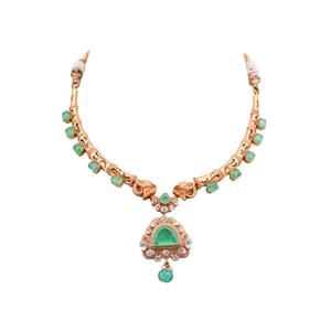 Ensemble collier et boucles d'oreilles en argent sterling 925 Gajaah, bijoux élégants et minimalistes pour femmes, mariage, usage quotidien - Product Image 4