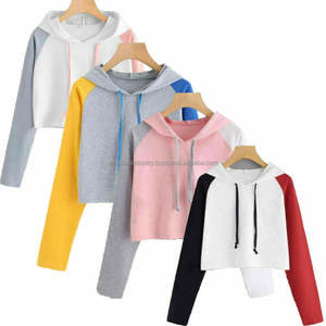 Sweat à capuche court hommes échantillon gratuit poids lourd éponge français surdimensionné épaule sérigraphié Streetwear à capuche pour hommes - Product Image 2