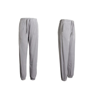 Pantalon décontracté pour homme en polyester/coton de haute qualité, coupe ample, motif droit, toile respirante, vente en gros, logo personnalisé, nouveau style - Product Image 4