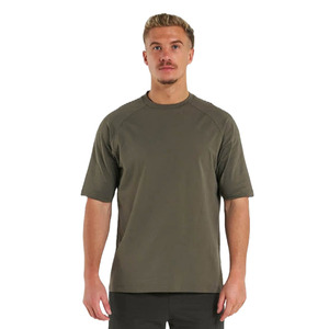 Logo personnalisé Design hommes 100% coton T-shirt vierge surdimensionné épaules tombantes col rond T-shirt vierge pour hommes Logo personnalisé hommes - Product Image 6