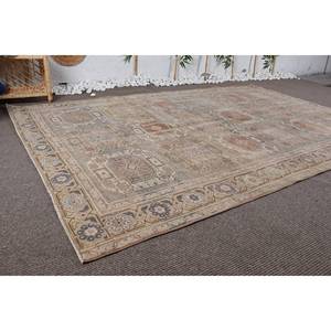 Vintage Turkish <b>Rug</b> Classic Beige 6'1\"x 9' Rectangle Patchwork Wool with Latex Backing for Living Room or Teen's <b>Bedroom</b> - Product Image 2